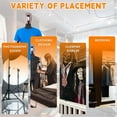 thumbnail image 5 of SHAREWIN Male Mannequin Dress Form Black Full Body Maniquine Model Stand Adjustable 73 inch Faceless Plastic Detachable Manequins Stand Metal Base Metal Connector, Rose Gold Head and Hands, 5 of 5