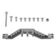 thumbnail image 3 of 1:10 Escala Servo Mount Kit Para Axle SCX10 RC Car Model Mounts Repuesto Accs Sunnimix Pieza de actualización de montaje servo, 3 of 8