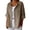 Khaki, variant on Kelon Women's Tops Short Sleeve Shirts V Neck Boho Tops Vacation Clothes Cruise Outfits Business Casual Blouses 2026 Summer Tops, 5XL