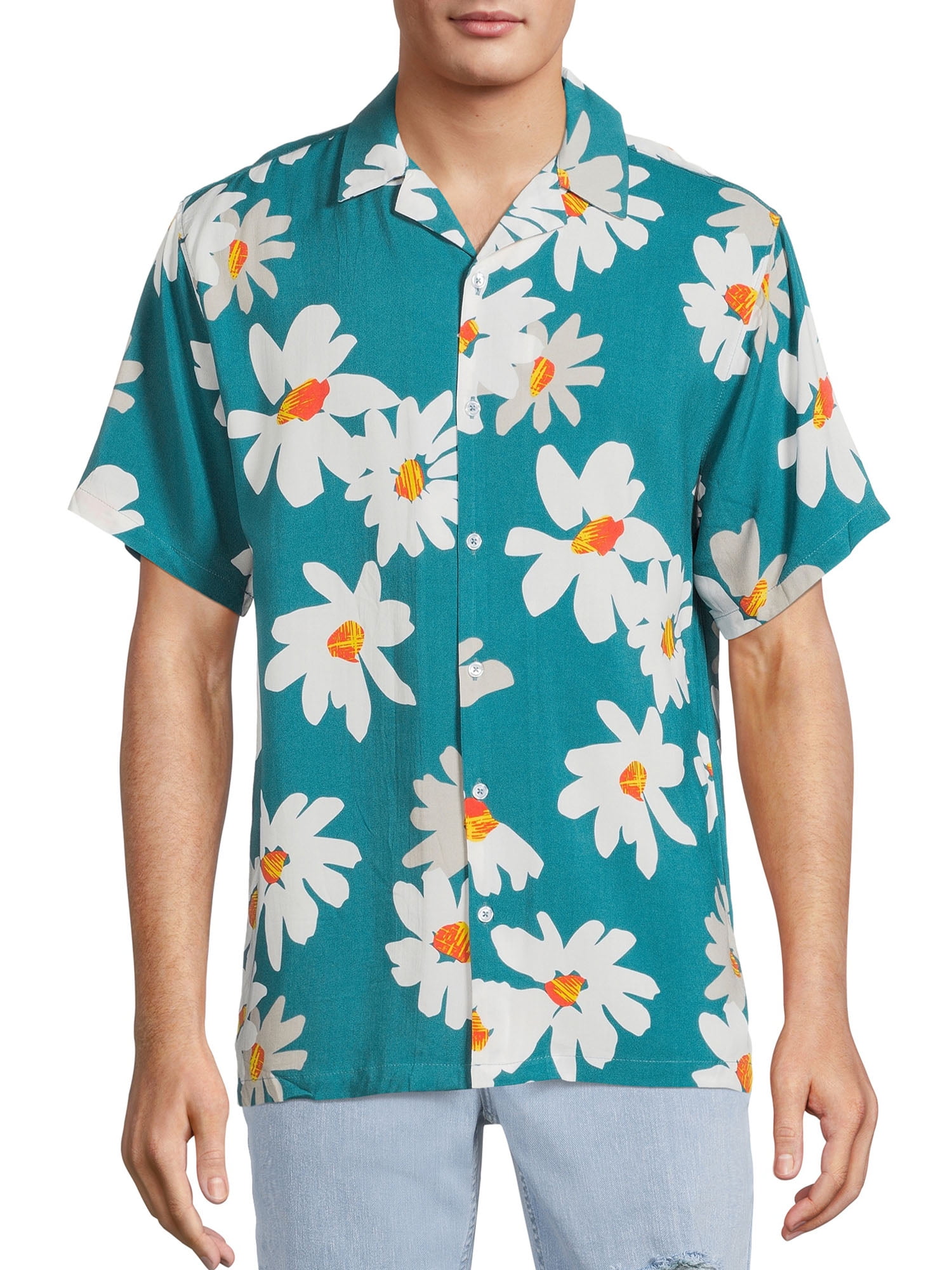 Printed Shirt with Short Sleeves 