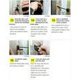 thumbnail image 7 of Bathroom Bedroom Stainless Steel Cylinder Deadbolt Door Locks with Keys, 7 of 7