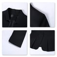 thumbnail image 5 of AZoiNM Women's Tailored Peplum Blazer One Button Stretch Polyester Work to Weekend, 5 of 7