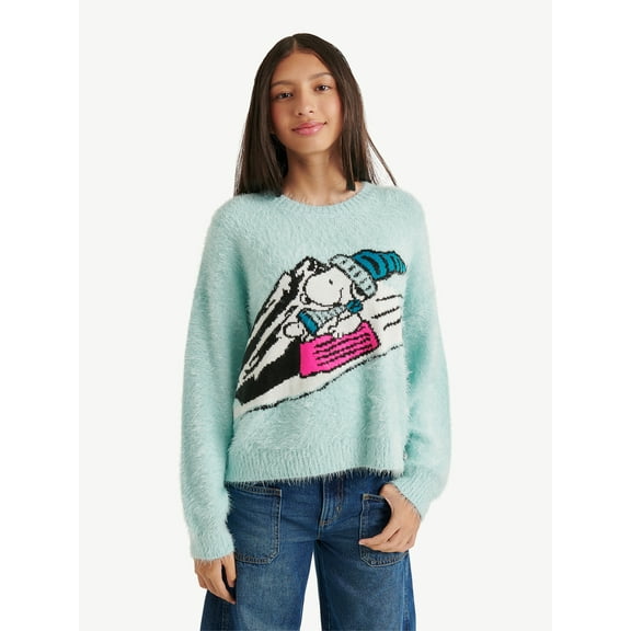 Justice x Snoopy Girls Collab Sweater, Sizes XS - XLP