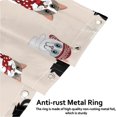 thumbnail image 4 of Snowflake Cartoon Cat Shower Curtain Fabric Shower Curtain Set with 12 Hooks Waterproof 72 * 72 Inches for Bathroom Beach Caravan Hotel, 4 of 5