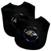 Baby Fanatic Officially Licensed Unisex Baby Bibs 2 Pack - NFL Baltimore Ravens