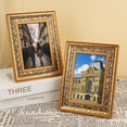 thumbnail image 2 of Highcool 4x6 Picture Frame Set (2 Pack) with Retro Design for Classic Office Decoration, 2 of 7