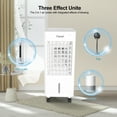 thumbnail image 6 of CAYNEL Portable Air Conditioners w/Remote, 4 Modes & 3 Speeds,Waterless Alert System & 1.45-Gal Tank for 20H Cooling, 7.5H Timer for Auto Off,3-IN-1 Evaporative Air Cooler for Room Bedroom Office, 6 of 8