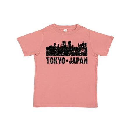 

Inktastic Tokyo Japan City Skyline with Grunge Gift Toddler Boy or Toddler Girl T-Shirt