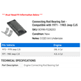 thumbnail image 2 of Connecting Rod Bearing Set - Compatible with 1971 - 1983 Jeep CJ5 1972 1973 1974 1975 1976 1977 1978 1979 1980 1981 1982, 2 of 2