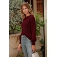 thumbnail image 6 of PRETTYGARDEN Women's 2025 Winter Pullover Sweater Casual Long Sleeve Crewneck Loose Chunky Knit Jumper Tops Blouse, 6 of 10