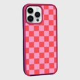 thumbnail image 5 of Caseco Mag-Safe iPhone 13 Pro Pink Checkerboard Print Case, 5 of 5
