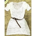 thumbnail image 3 of Bikini de verano para mujer Bañador de manga larga Crochet Solid Color Traje de playa Nituyy Bikinis de verano para mujer, 3 of 5