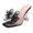 Black, variant on Vedolay Dressy Sandals Women Women's Strappy Heels Block Open Toe Low Sandals Shoes,Silver 9