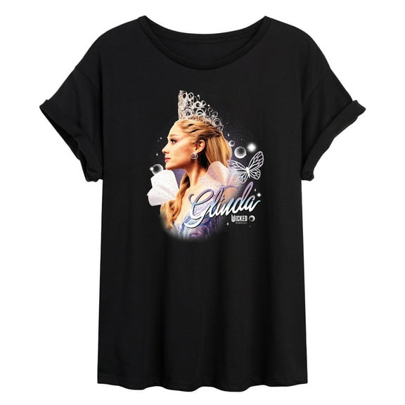 Wicked: Part 2 - Glinda Side Profile - Women's Oversized Graphic T-Shirt