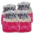 thumbnail image 3 of Wosthever Elegantes protectores antideslizantes para patas de silla, gorros, calcetines de tela para evitar arañazos y daños Cubiertas para muebles de jardín Rosa caliente, 3 of 6