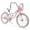 Pink, variant on Gymax 20'' Girls Bike w/Removable Basket Streamers Hand Brake & Coaster Brake Saddle Purple