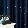 thumbnail image 3 of Cortina Deco Full Blackout Shading Stars Dormitorio Balcón Gancho Grommet Purdah(2) Likrtyny Libre de BPA, 3 of 6