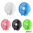 thumbnail image 2 of Spencer Portable Mini Handheld Fan Rechargeable USB Desk Fan Foldable Stroller Table Fan for Office Room Outdoor - With Battery "Blue", 2 of 7