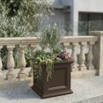 thumbnail image 3 of Fairfield 18in Square Planter - Espresso, 3 of 11