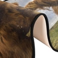 thumbnail image 6 of Dreamtimes Highland Cow Funny Hallway Runner Rug 2'x6' Kitchen Rug with Rubber Backing Meadow Animal Non Slip Entryway Rug Runner Washable Soft Area Rug for Hallway Bedroom Kitchen Decor, 6 of 6