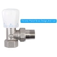 thumbnail image 3 of Thermostatic Radiator Valve 2Pcs 15mm x 1/2Inch Thermostatic Angle TRV Thermostatic Radiator Valve for Home Office, 3 of 8