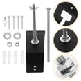 thumbnail image 2 of Shisuyan Spare Tire Carrier Carbon Steel 1 Set For Businesses Space-Saving Design, 2 of 8
