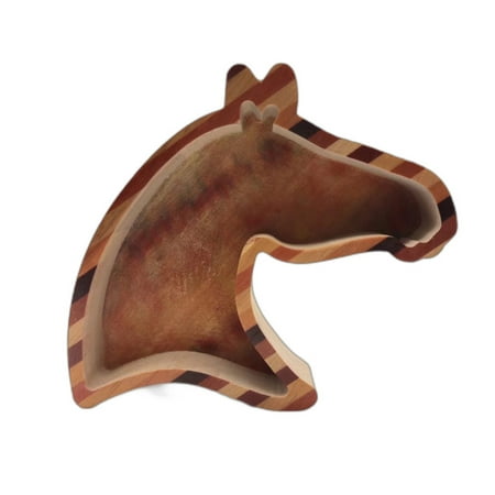 

Multifunctional Funny Wooden Tray Food Container Craft Ornaments Animal Shape