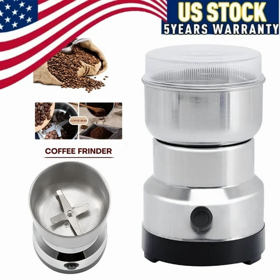 Electric Coffee Bean Grinder Nut Seed Herb Grind Spice Crusher Mill Blender Us