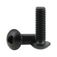 thumbnail image 3 of SENRISE 2/5 Pcs Button Head Screws Hexagon Socket Head Screw Fully Threaded Screws M3 M4 M5 M6 M8 Black, 3 of 7