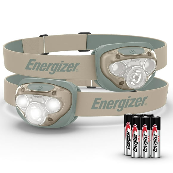 Linterna frontal Energizer LED PRO (paquete de 2) IPX4 resistente al agua