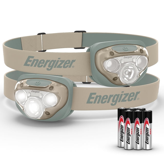 Linterna frontal Energizer LED PRO (paquete de 2) IPX4 resistente al agua