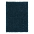 thumbnail image 4 of Unique Loom Solid Shag Collection Area Rug (7' 10" x 11' Rectangle Sapphire Blue/Navy Blue), 4 of 7