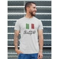 thumbnail image 2 of Buon Ferragosto Italy Flag T-Shirt Men -Image by Shutterstock, Male XX-Large, 2 of 4