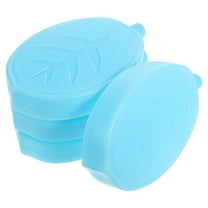 FRCOLOR 4pcs Ice Pack Box for Freezer Refillable Portable Cooler Packs for Lunch Bags Camping and Outdoor Activities for Keeping Food and Drinks Cold