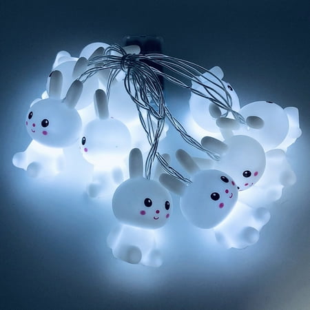 

LED Easter Bunny Strings Patio Room Window Decoration Party Pendant