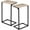 Grey, variant on C Shaped End Tables Set of 2, Couch Side Tables that Slide Under Sofa, Slim TV Trays for Living Room and Bedroom, Narrow Space Saving Laptop Workstation, Black, HET02BBK