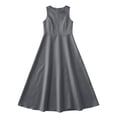 thumbnail image 3 of OGLCCG Junior Bridesmaid Dresses Flower Girl Dress for Teen Girls Formal Wedding Party Sleeveless Crew Neck Princess Long Dresses 0-13 Years, 3 of 5