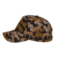 thumbnail image 2 of Lsque Leopard Print Baseball Cap Trucker Low Profile Hat Golf Dad Hat Adjustable Original Classic Unconstructed Plain Cap Men Women, 2 of 9