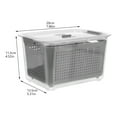 thumbnail image 2 of Refrigerator Crisper Storage Container Sealed The Pet Pp Bins Clear Fridge High Capacity, 2 of 6