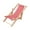 Red, variant on Cailmei 1:12 Doll House Furniture Beach Chair Foldable Chair Red Free Size