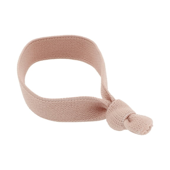 Unique Bargains 1 Pc Classic Sports Knotted Hair Ropes Hair Scrunchies for Women Girls Pink