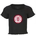 thumbnail image 2 of Women's Black Ohio State Buckeyes Baby Top T-Shirt, 2 of 3