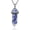 Blue Spot Jasper, variant on Lapis Lazuli Gemstone Hexagonal Pointed Reiki Chakra Pendant Necklace 18"