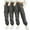 E213-Dark Gray, variant on hengsof Three Pack Solid Color Jogger Pants for Boys and Girls Elastic Waist Side Pocket Sweatpants Casual Comfort Fit Trousers for Active Play Size 4-14 Years