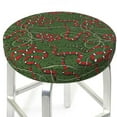 thumbnail image 3 of Daiia Red Snake Stool Covers Round,Round Bar Stool Covers Waterproof Bar Chair Covers Washable Stool Cushion Slipcover for 12-14 Inch Chair-12 inch, 3 of 7