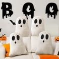 thumbnail image 2 of Decoración de Halloween Dulces de Halloween Inflables de Halloween Murciélago 4 piezas Cojines de Halloween Cojines decorativos espeluznantes para sofá cama Sofá Almohada (Compre 2 y obtenga 1 gratis), 2 of 3