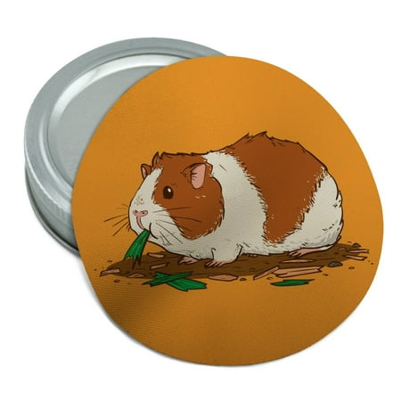 

Guinea Pig Eating Round Rubber Non-Slip Jar Gripper Lid Opener