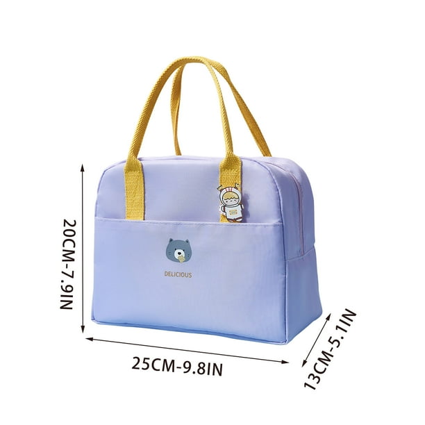 Bolsa Comida Trabajo Bolsas De Almuerzo Con Patrón De Animales De Dibujos Animados Para Mujer, Bolsa De Comida Más Fresca Para El Trabajo, Impermeable, Portátil, Para Viaje, Picnic, Fiambrera Comprar A Buen