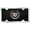 Black, variant on Cadilac Logo License Plate Kit (Chrome on Mirrored)