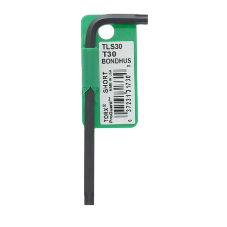 - 31730 Tagged and Barcoded T30 Hex Tip Key L-Wrench with ProGuard Finish, 3.6